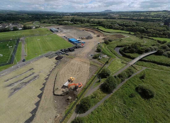 Fp mccann st patricks link project former 3g pitch