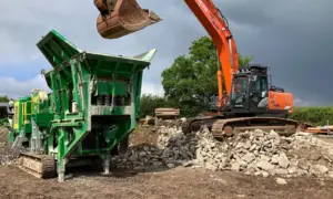 McCloskey Crusher at work