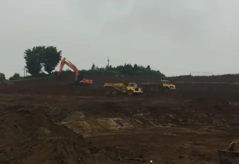 Dumptrucks at work JPG