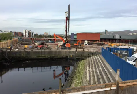 Allstate NI Piling commencing JPG