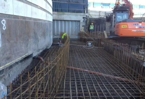 Steel work for reinforced concrete JPG