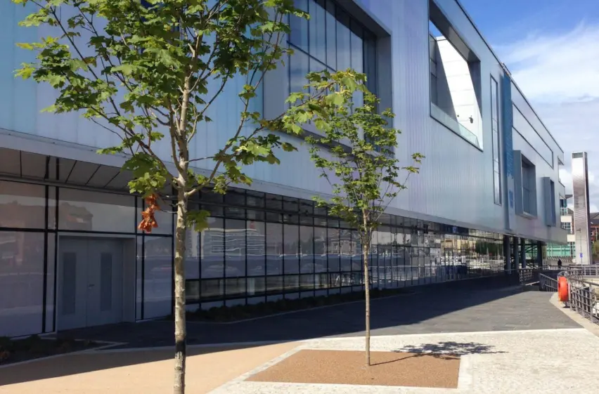 Close up finished area