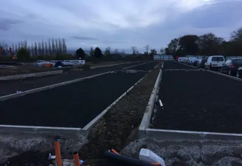 Kerbing at carparks JPG