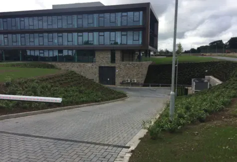 Entrance to delievery yard JPG