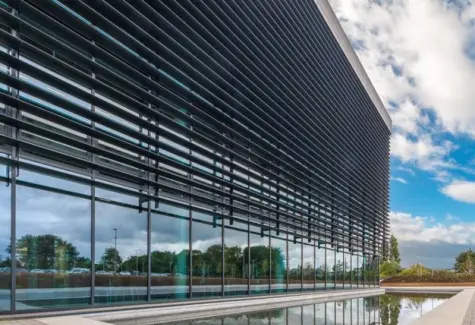 Finished external view and reflection pool jpg