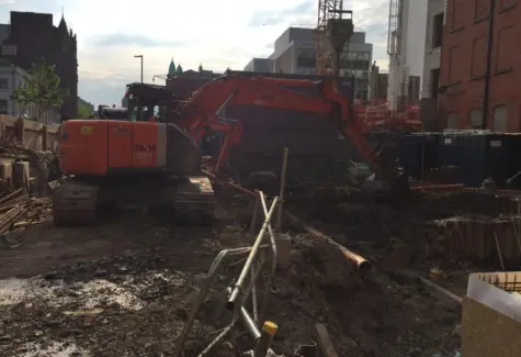 Excavation of site JPG