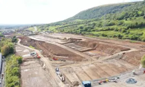 Bulk earthworks completed with machine control and 3 D Modelling