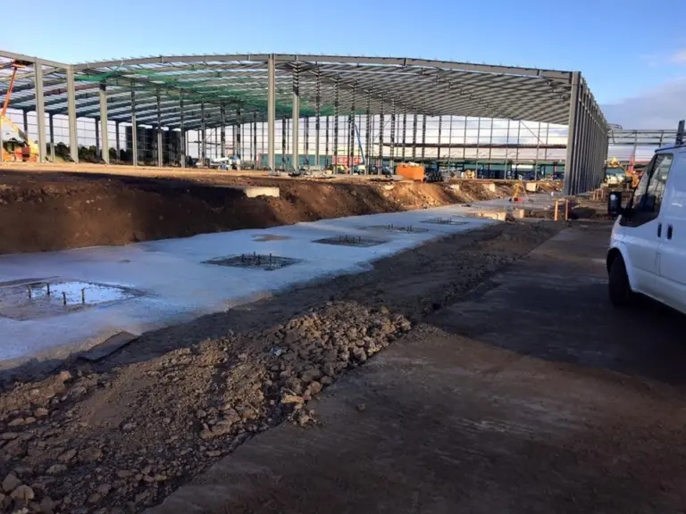 Structual steels in place