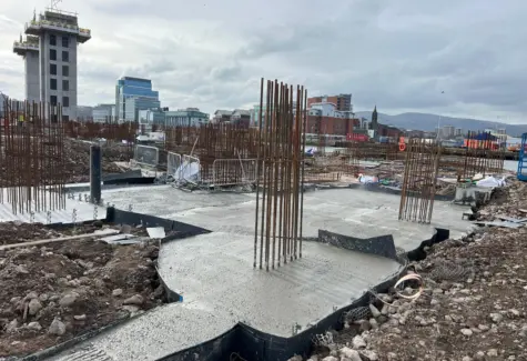 concrete sub-structure
