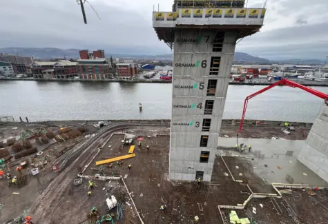 Placing ground floor slab