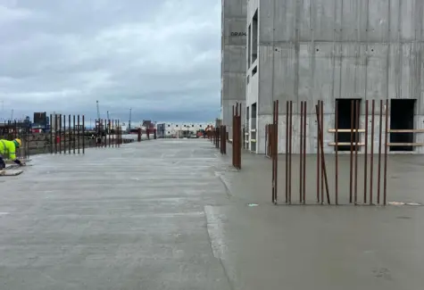 Concrete floor