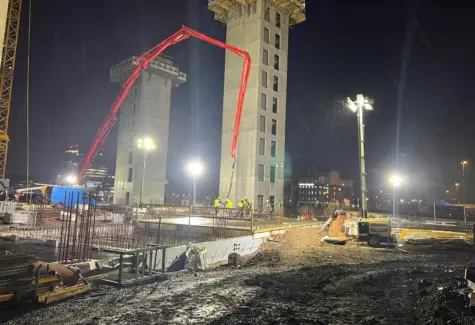 Concrete pumping