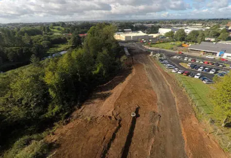 Next castle tower school looking towards the cinema