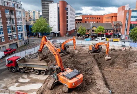 Excavations underway