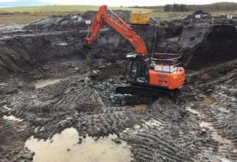 Excavating for turbine bases 2 jpeg