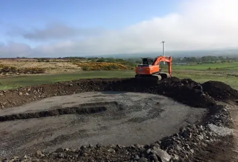 Area prepared for turbine bases jpeg